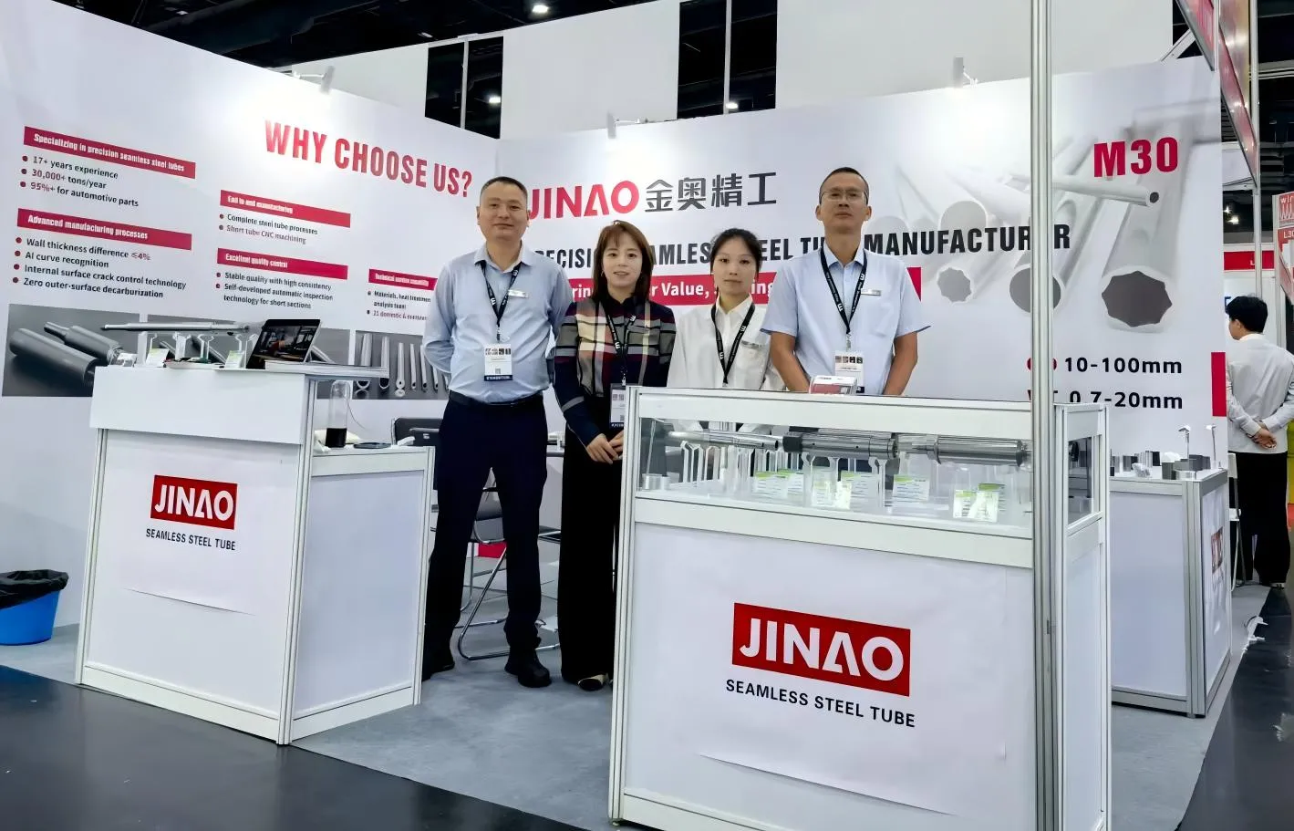 Jinao Seiki Shines at Thailand Tube Expo, Deepening Southeast Asia Market Presence with Fruitful Results